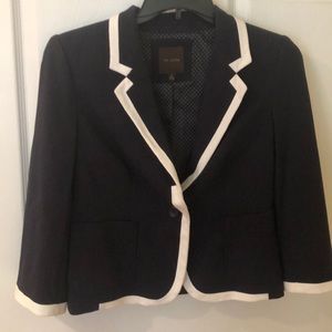 Navy blue and White Limited blazer